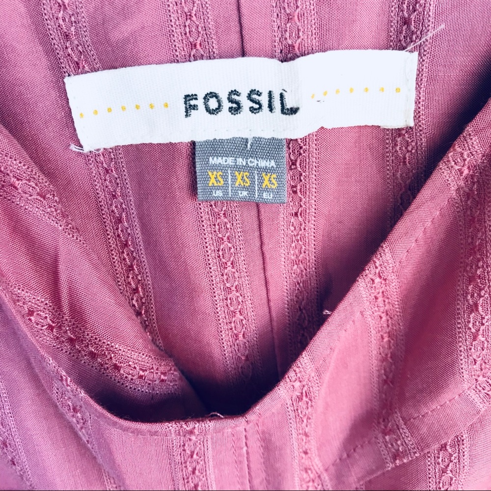 FOSSIL DUSTY ROSE DRESS - Picture 3 of 4